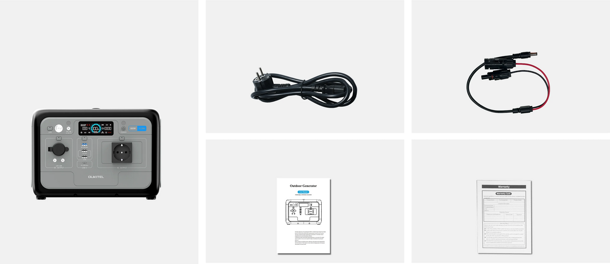 OUKITEL P800 Portable Power Station 800W | 512Wh