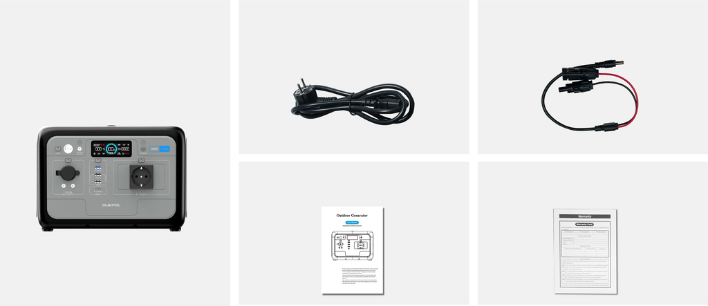 OUKITEL P800 Portable Power Station 800W | 512Wh