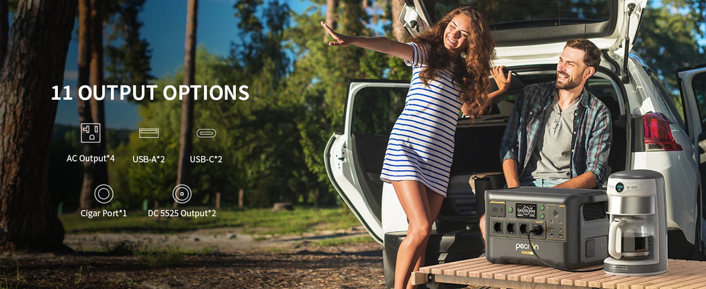 PECRON F3000LFP Portable Power Station 3072Wh with 3600W AC Outlets, Solar Generator & LiFePO4 Battery