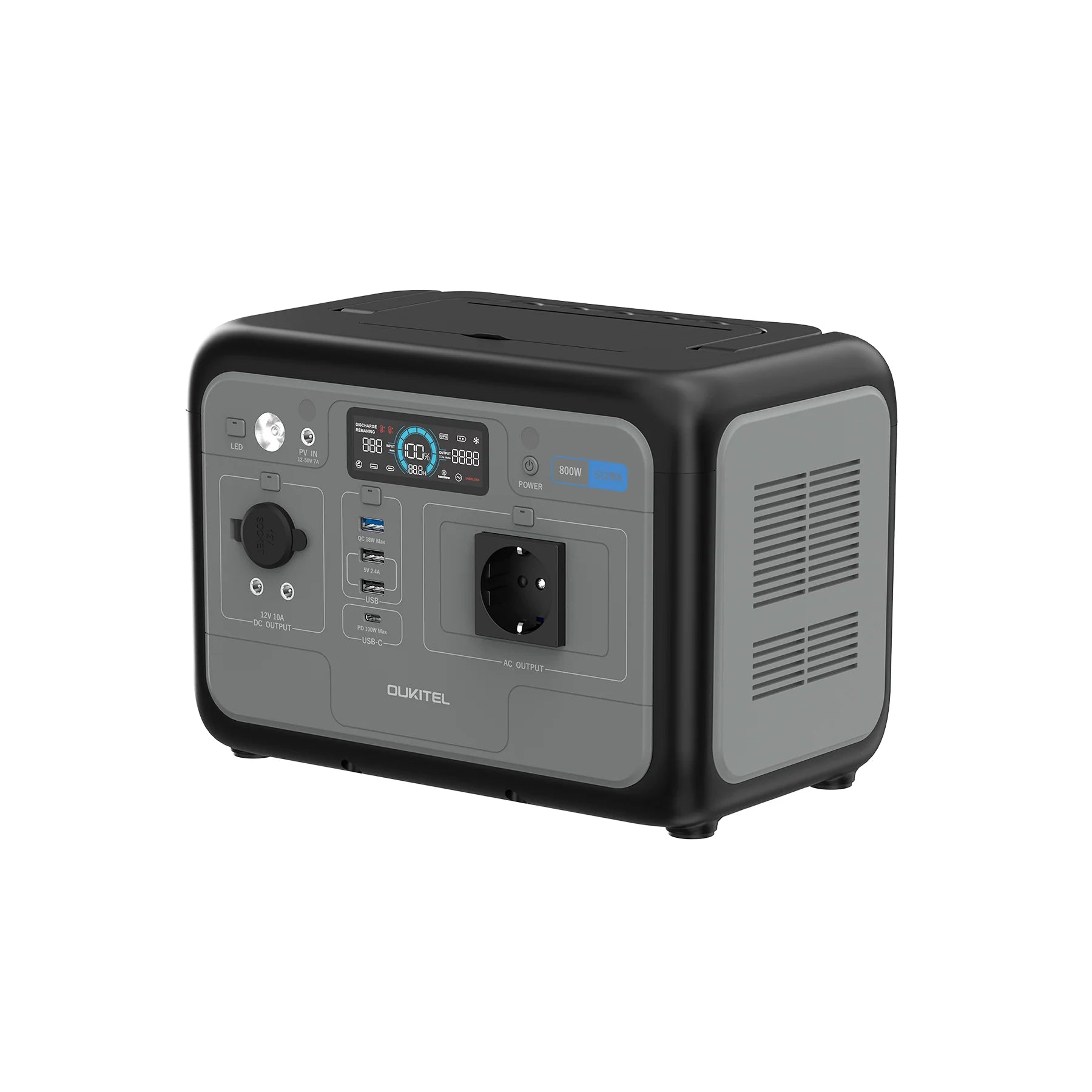 OUKITEL P800 Portable Power Station 800W | 512Wh