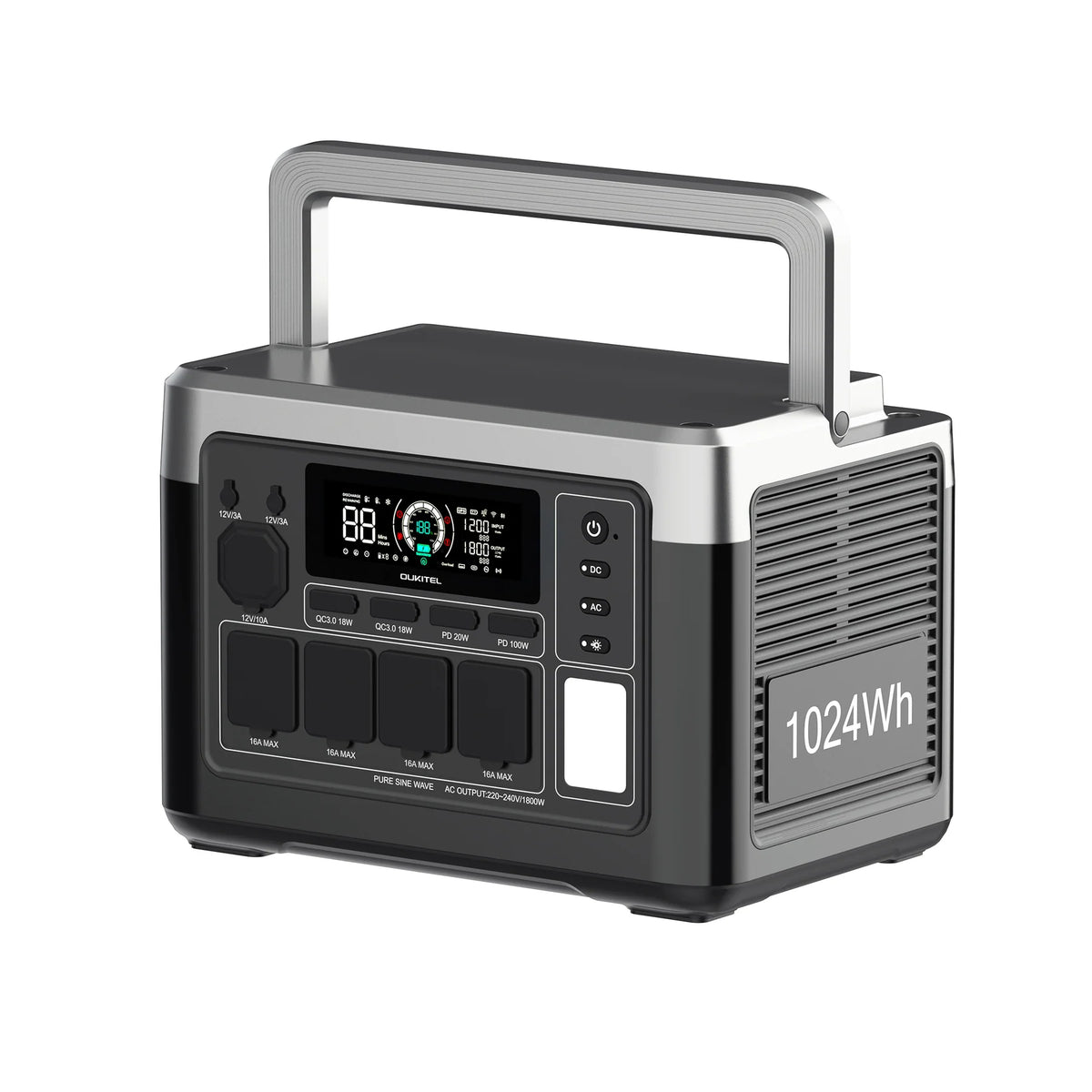 Oukitel P1000E Portable Power Station1800W/1024Wh (EU/UK)