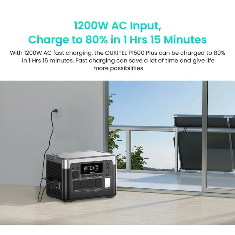 Oukitel P1500E Portable Power Station1800W/1536Wh (EU/UK)