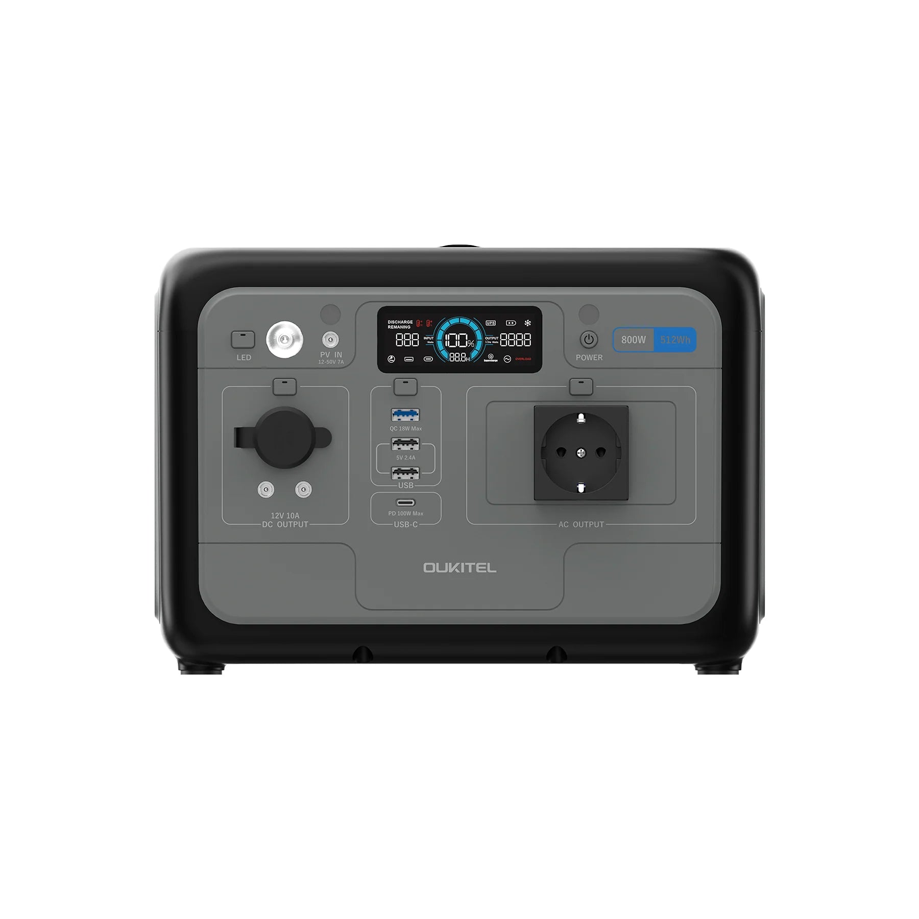 OUKITEL P800 Portable Power Station 800W | 512Wh