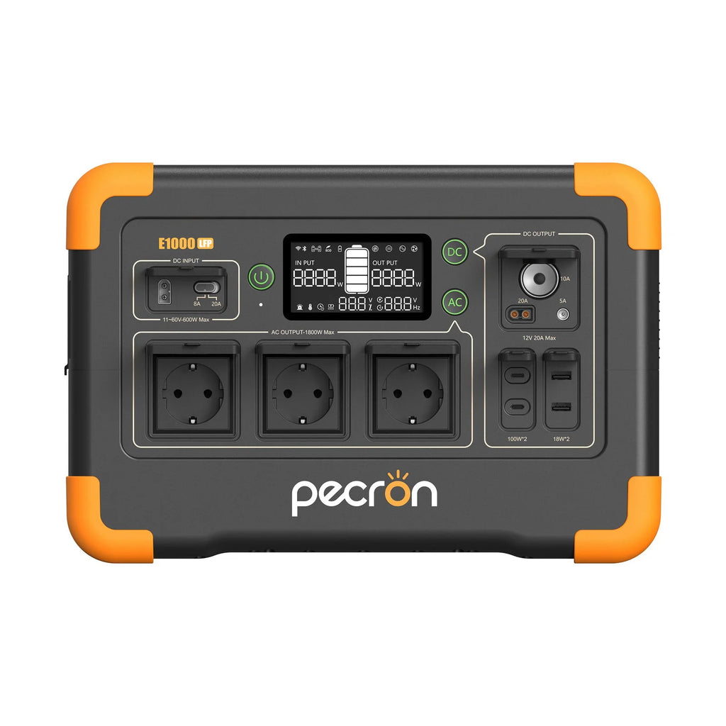 PECRON E1000LFP Portable Power Station 1800W 1024Wh